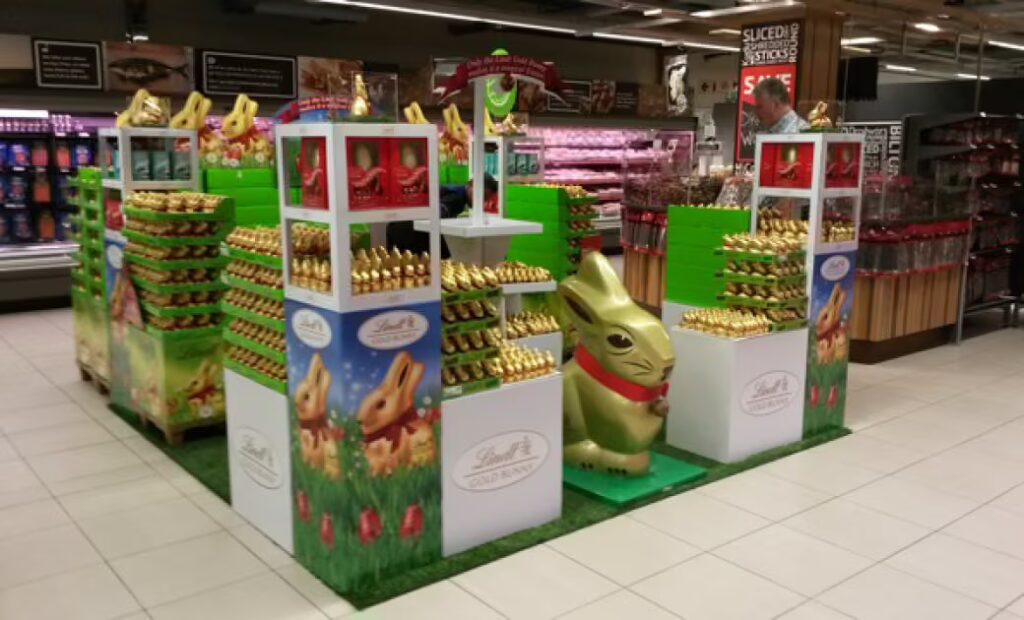 Lindt Easter in-store Displays